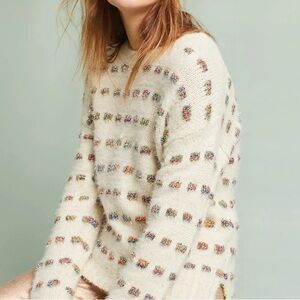 Anthropologie Tinsel Holiday Sweater, Size XS